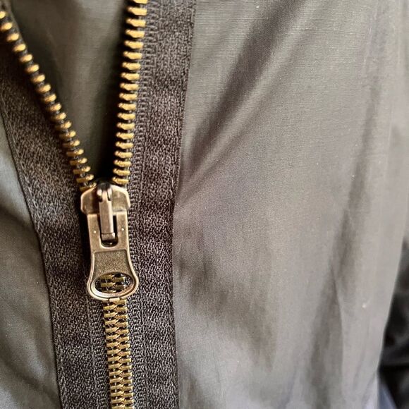 H&M PARKA BLACK LIGHTWEIGHT OUTER COAT SIZE 8 - Picture 5 of 12